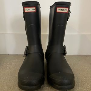 Matte Black Hunter boots